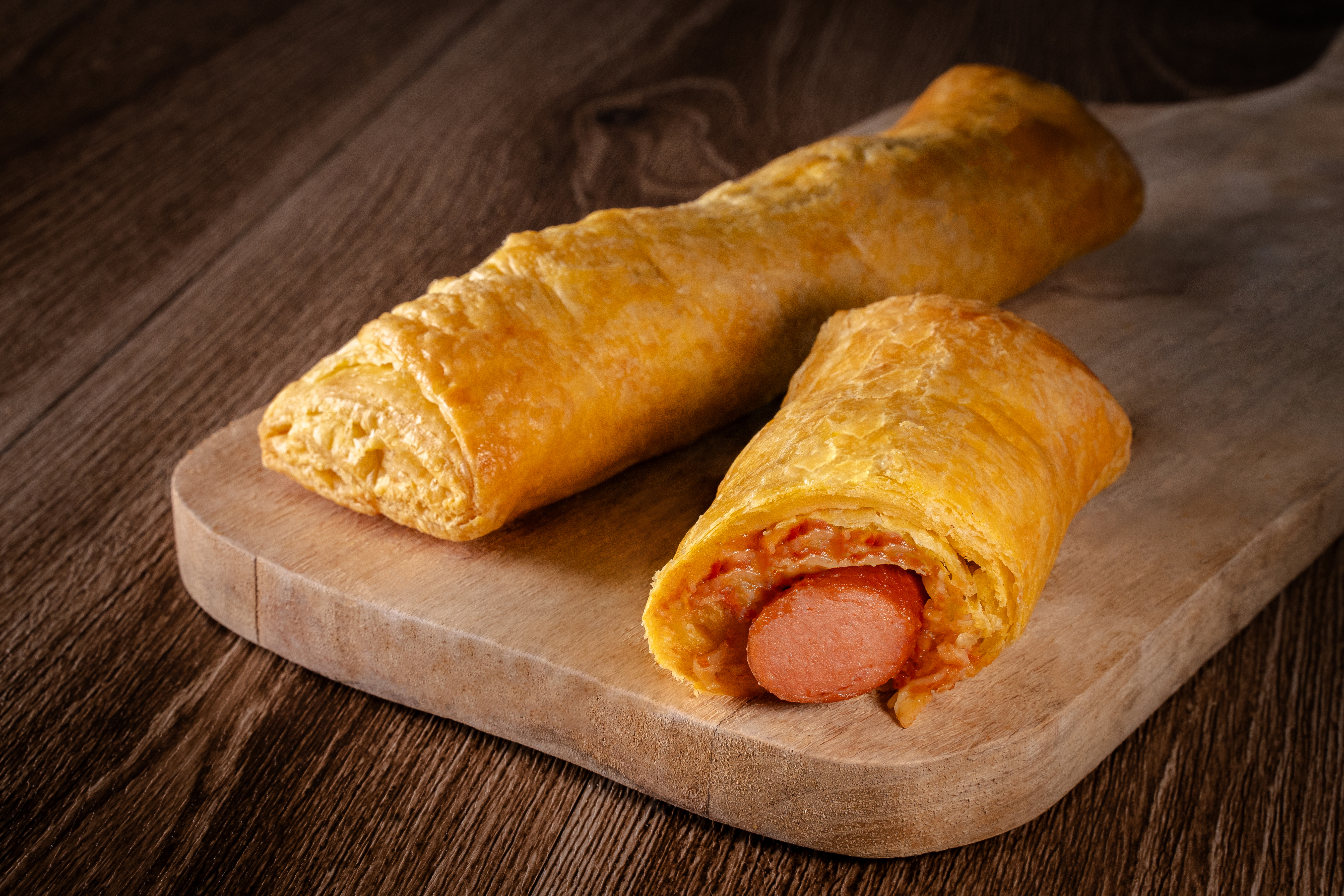 Sausage Pie with Sauce