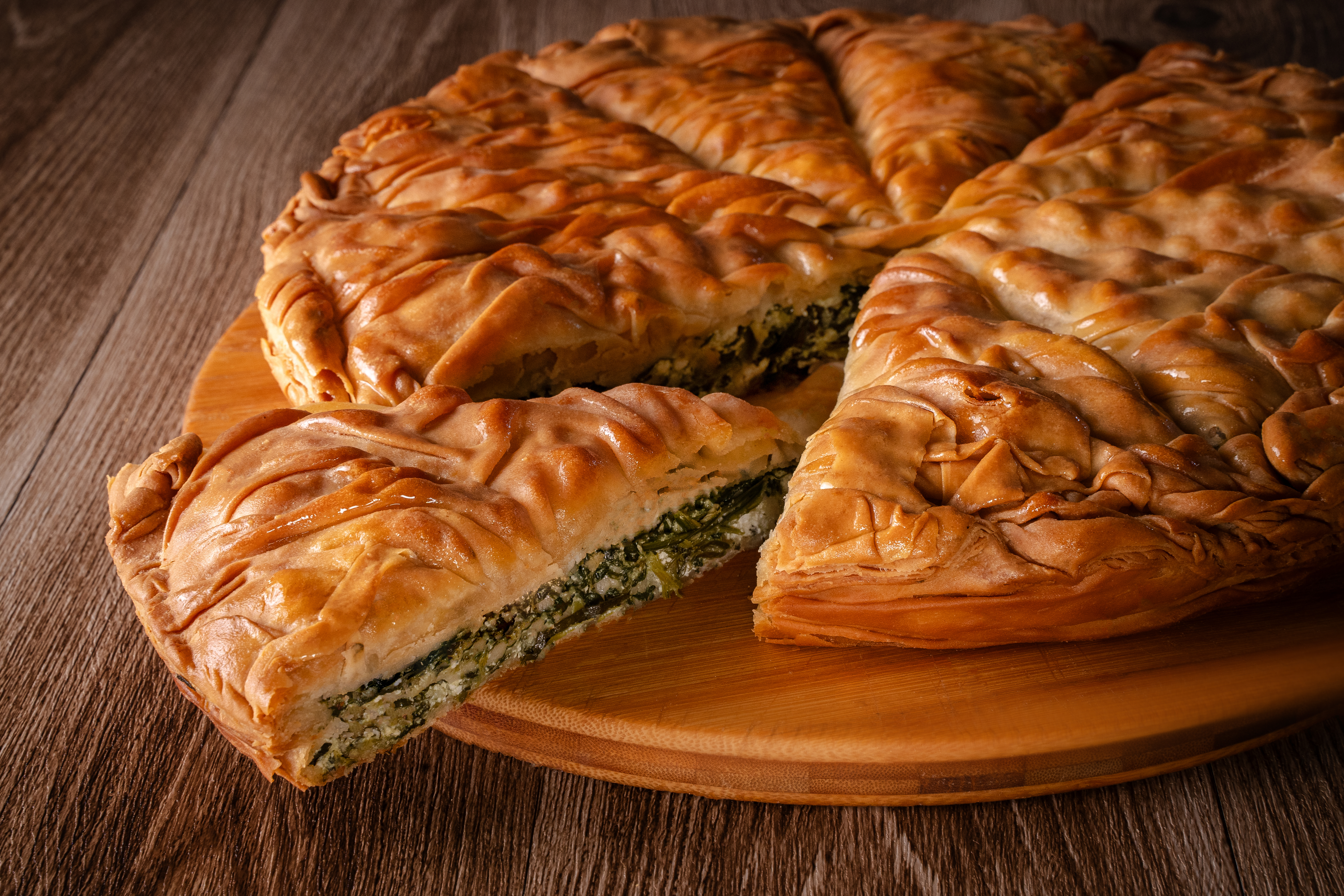 Round Spinach Pie
